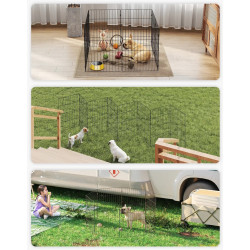 Tarc pentru caini PawHut D06-292V00BK (Black) Thumb