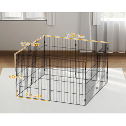Tarc pentru caini PawHut D06-292V00BK (Black) Thumb