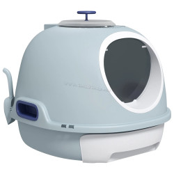 Litiera inchisa pentru pisici PawHut D31-012BU (Blue)