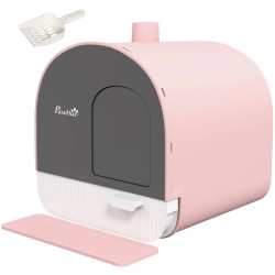 Litiera inchisa pentru pisici PawHut D31-050V00PK (Pink) Thumb