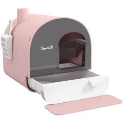 Litiera inchisa pentru pisici PawHut D31-050V00PK (Pink)
