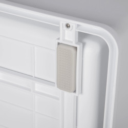 Litiera inchisa pentru pisici PawHut D31-061V00GY (White/Grey) Thumb