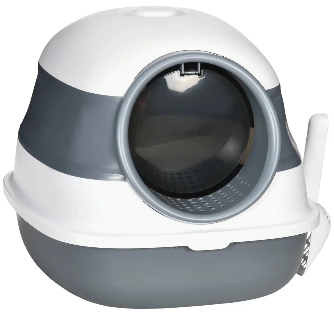 Закрытый туалет для кошек PawHut D31-066V00WT (White/Grey)