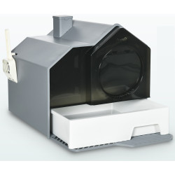 Litiera inchisa pentru pisici PawHut D31-077V00GY (Grey/Black) Thumb