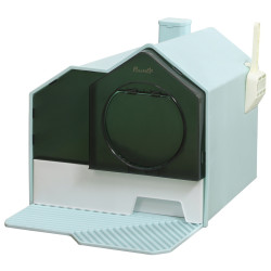 Litiera inchisa pentru pisici PawHut D31-077V00LB (Blue) Thumb