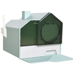 Litiera inchisa pentru pisici PawHut D31-077V00LB (Blue)