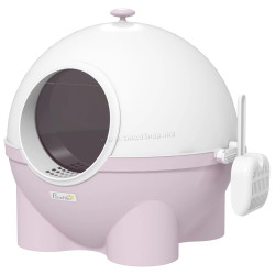 Litiera inchisa pentru pisici PawHut D31-081V00PK (Pink)