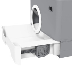 Litiera inchisa pentru pisici PawHut D31-084V00GY (Grey) Thumb