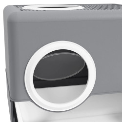 Litiera inchisa pentru pisici PawHut D31-084V00GY (Grey) Thumb