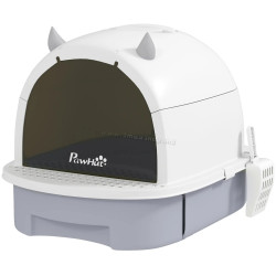 Litiera inchisa pentru pisici PawHut D31-101V00GY (Grey)