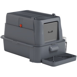 Litiera inchisa pentru pisici PawHut D31-103V00GY (Dark Grey) Thumb