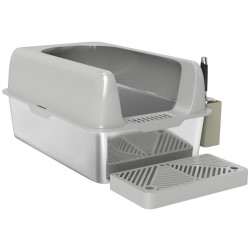 Закрытый туалет для кошек PawHut D31-114V00LG (Light Grey) Thumb