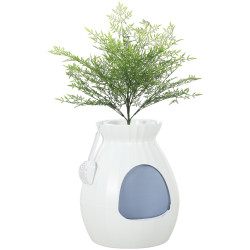 Litiera inchisa pentru pisici PawHut D31-127V90WT (White) Thumb