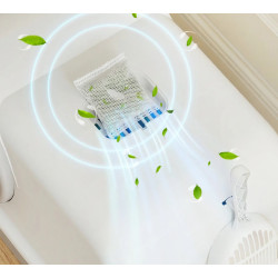Закрытый туалет для кошек PawHut D31-155V00GY (Grey/White) Thumb