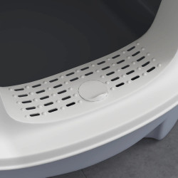 Litiera inchisa pentru pisici PawHut D31-102V00GY (Grey/White) Thumb