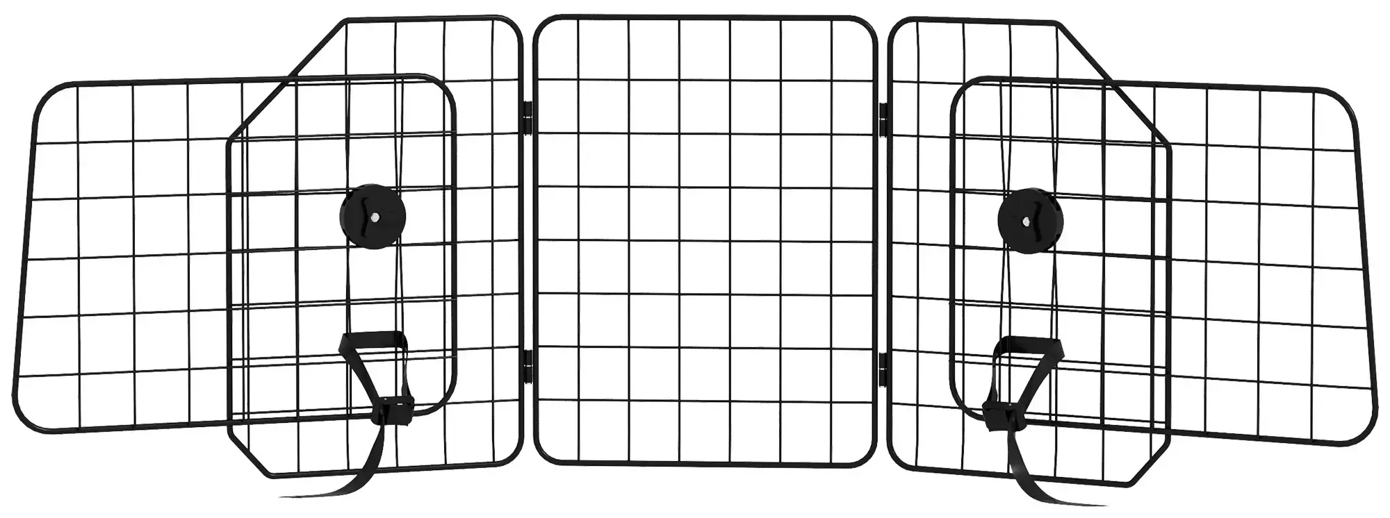 Bariera de siguranta pentru caini PawHut D00-200V00BK (Black) - 2