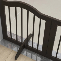 Bariera de siguranta pentru caini PawHut D06-048V01CF (Brown) Thumb