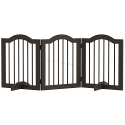 Bariera de siguranta pentru caini PawHut D06-048V01CF (Brown)