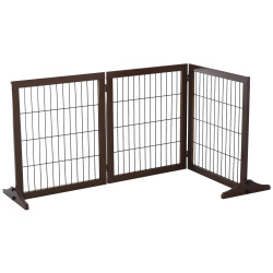 Защитный барьер для собак PawHut D06-080 (Brown) Thumb