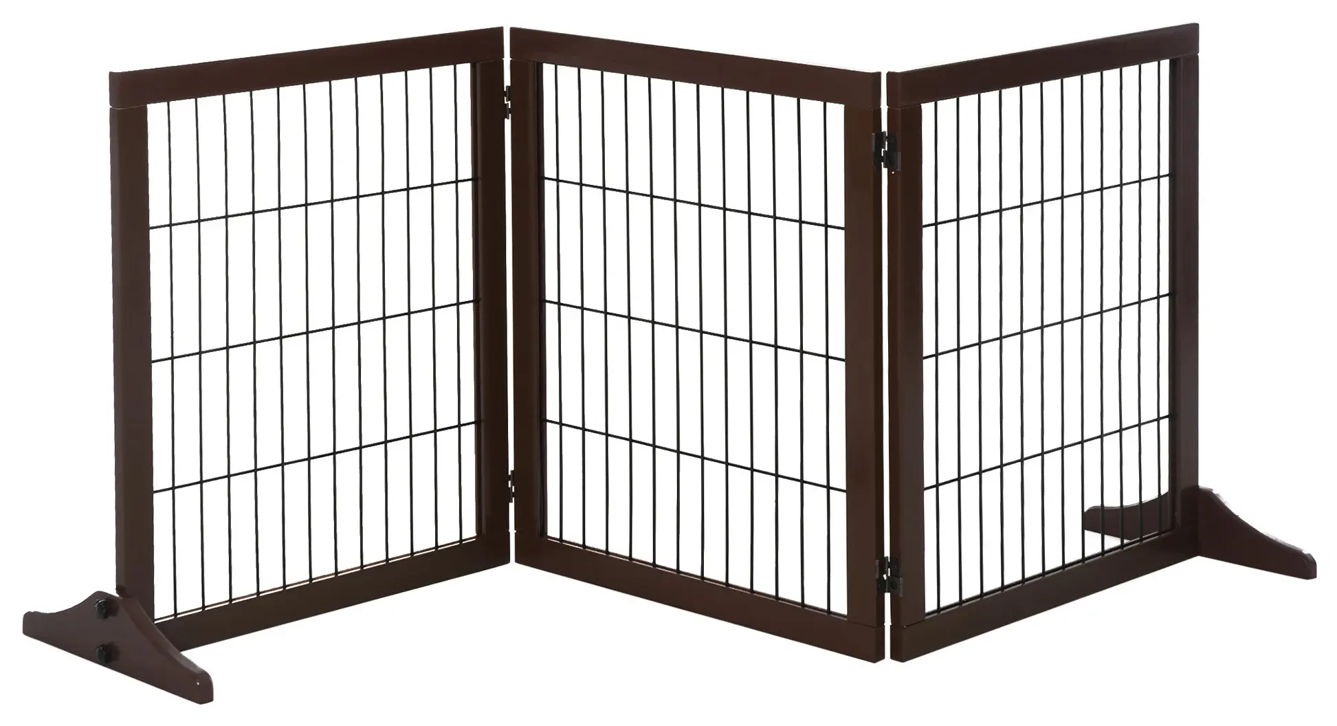 Защитный барьер для собак PawHut D06-080 (Brown) - 3