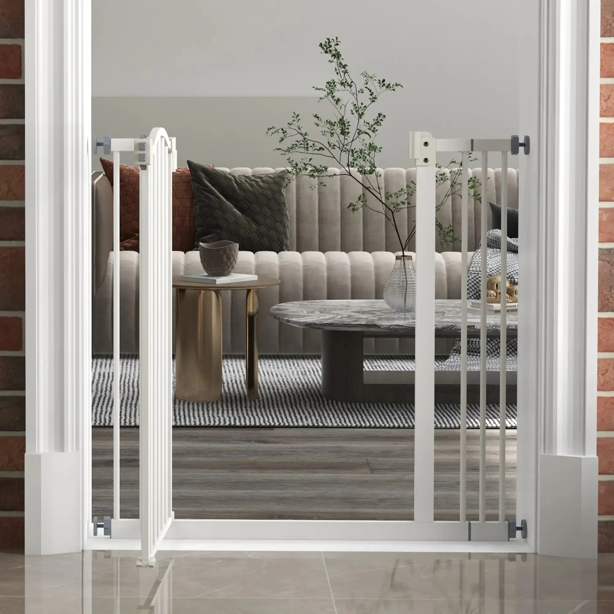 Защитный барьер для собак PawHut D06-094V05WT (White) - 5