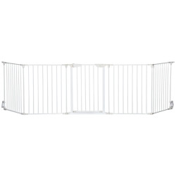 Bariera de siguranta pentru caini PawHut D06-100WT (White) Thumb