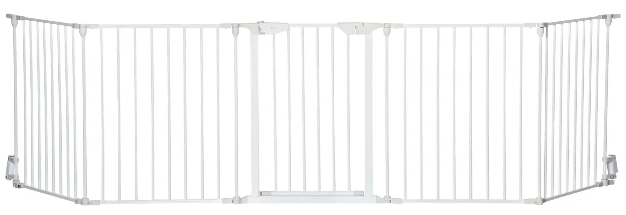 Bariera de siguranta pentru caini PawHut D06-100WT (White) - 2