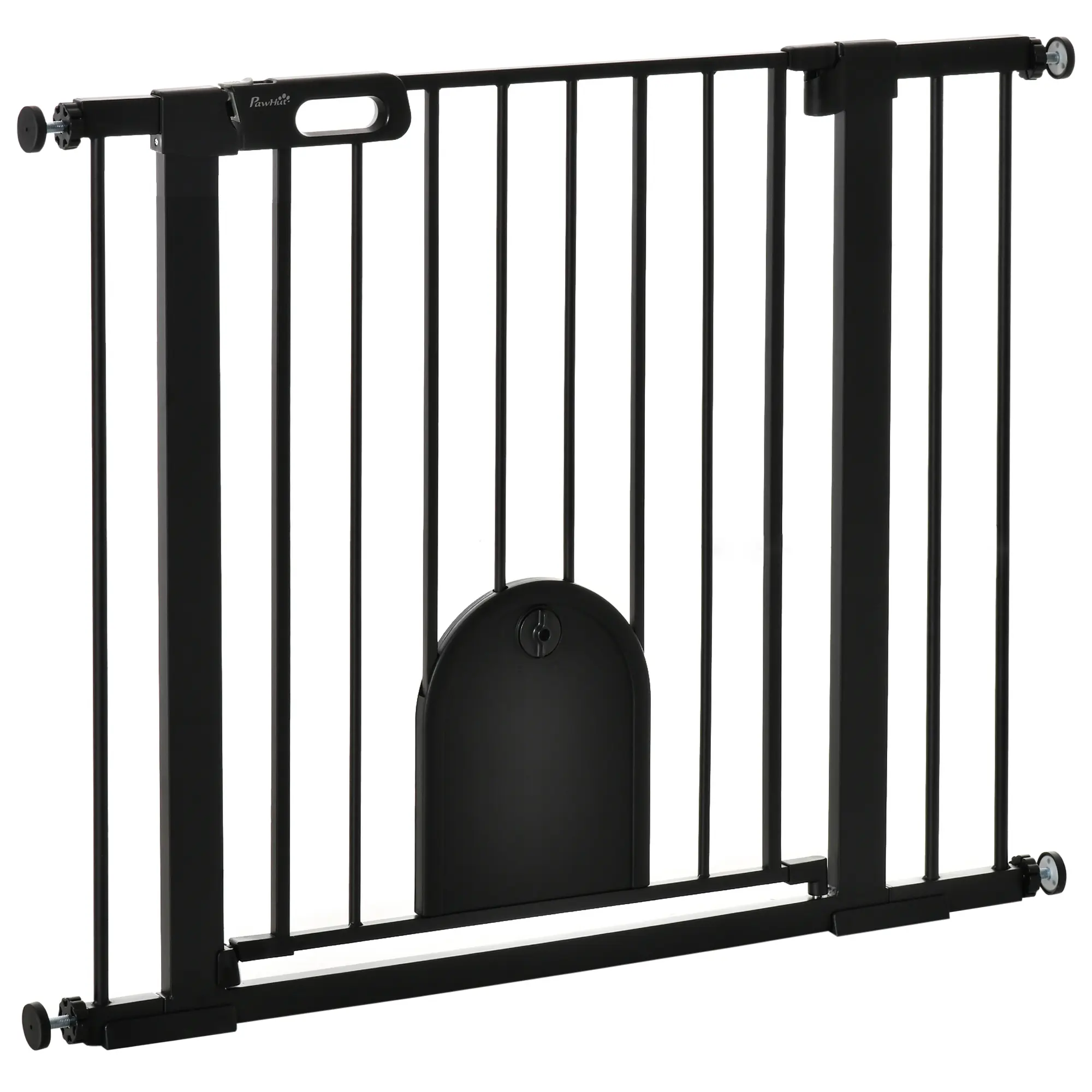 Bariera de siguranta pentru caini PawHut D06-110V01BK (Black) - 2