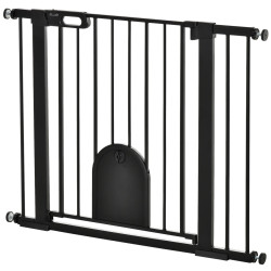 Bariera de siguranta pentru caini PawHut D06-110V01BK (Black) Thumb