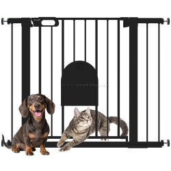 Bariera de siguranta pentru caini PawHut D06-110V01BK (Black)