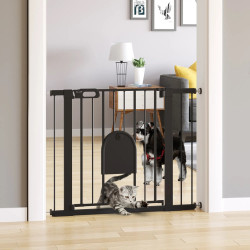Bariera de siguranta pentru caini PawHut D06-110V01BK (Black) Thumb