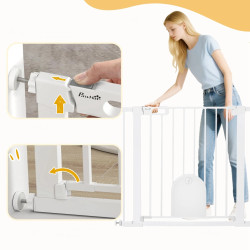 Защитный барьер для собак PawHut D06-110V01WT (White) Thumb