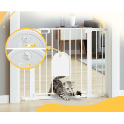 Защитный барьер для собак PawHut D06-110V01WT (White) Thumb