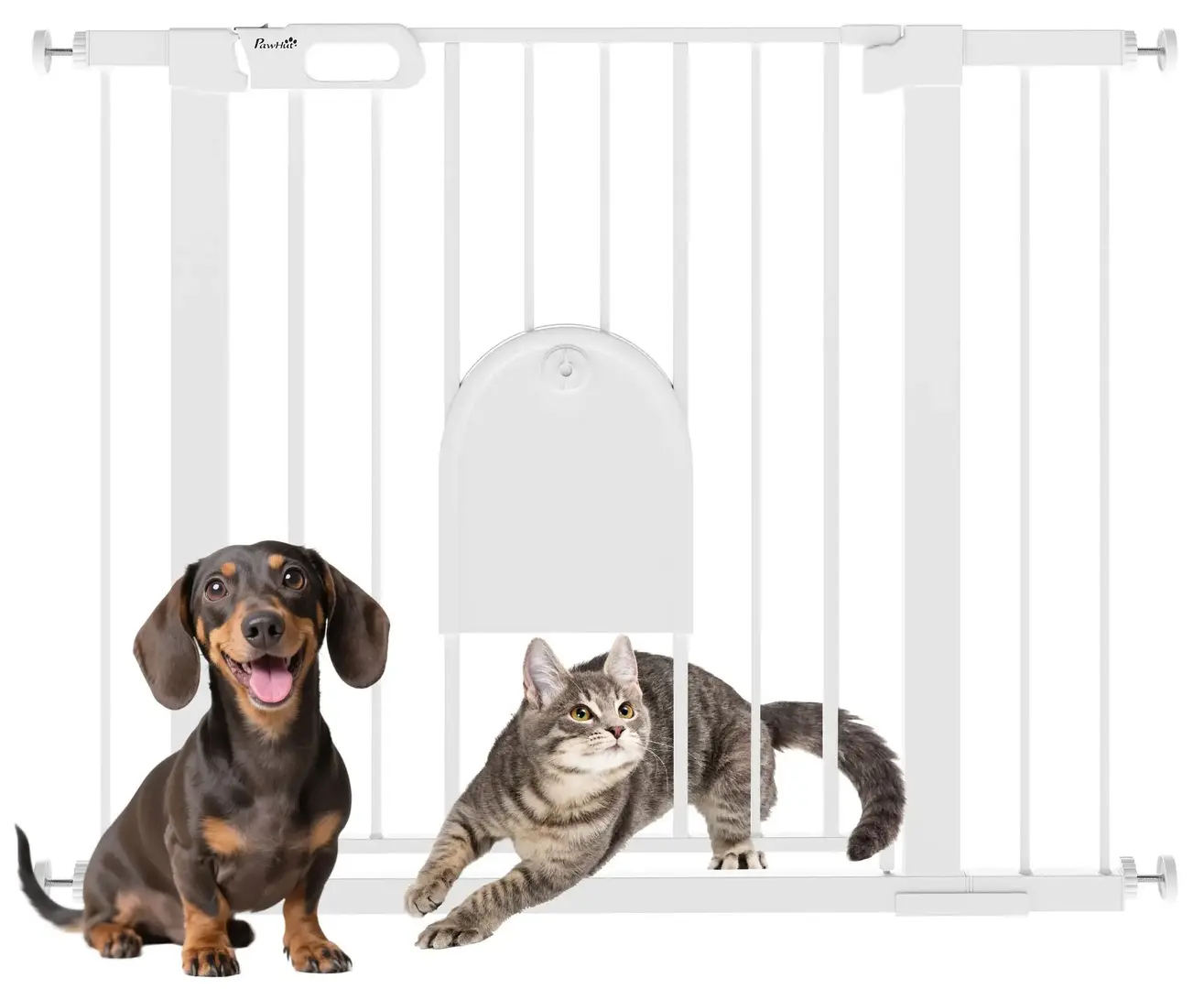 Защитный барьер для собак PawHut D06-110V01WT (White)