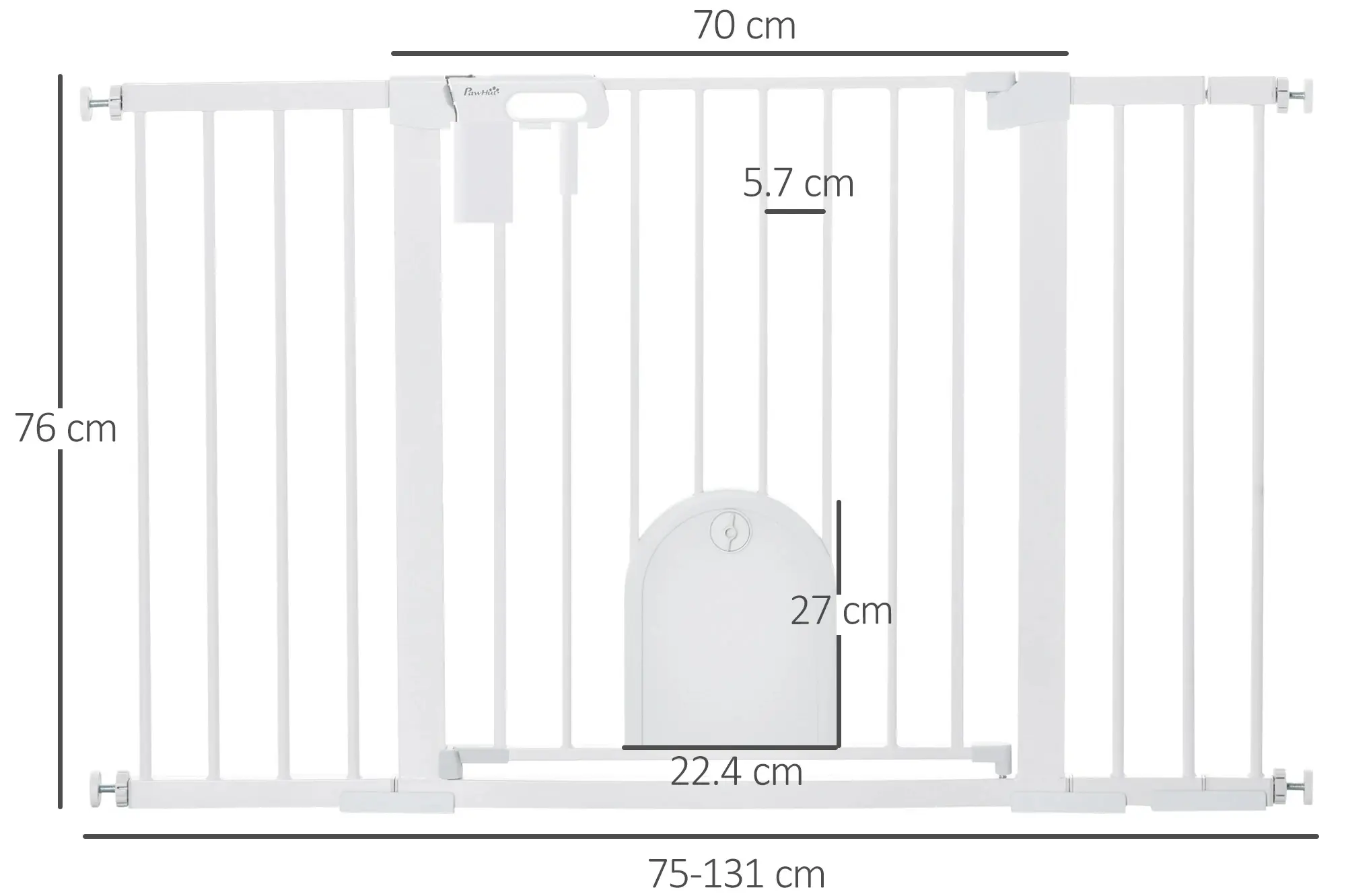 Защитный барьер для собак PawHut D06-110V02 (White) - 4