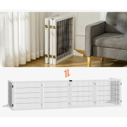 Bariera de siguranta pentru caini PawHut D06-118WT (White) Thumb