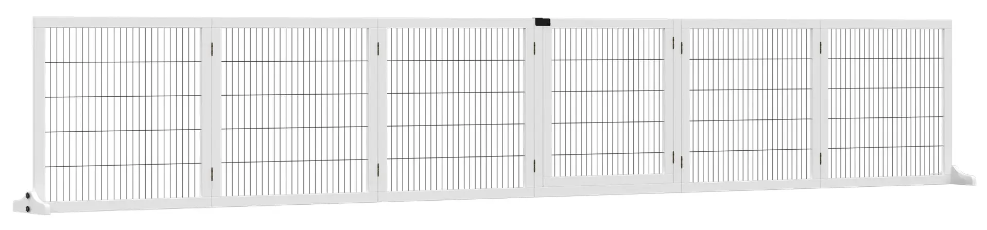 Bariera de siguranta pentru caini PawHut D06-118WT (White)