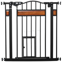 Bariera de siguranta pentru caini PawHut D06-121 (Black)