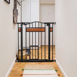 Bariera de siguranta pentru caini PawHut D06-121 (Black) Thumb