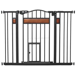 Bariera de siguranta pentru caini PawHut D06-121V01 (Black)