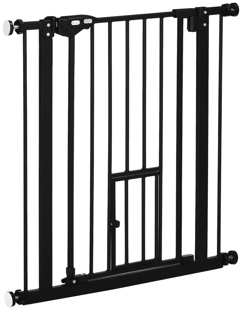 Bariera de siguranta pentru caini PawHut D06-122BK (Black)