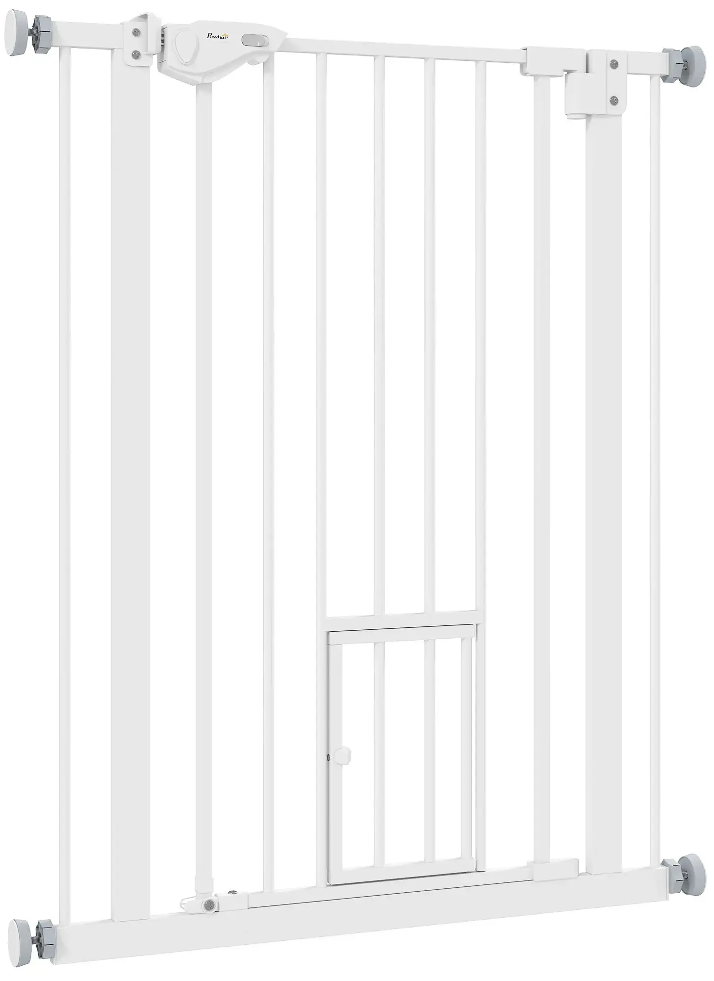 Bariera de siguranta pentru caini PawHut D06-123 (White) - 2