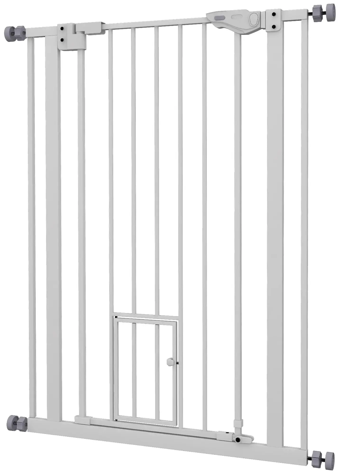 Bariera de siguranta pentru caini PawHut D06-124V00WT (White) - 2