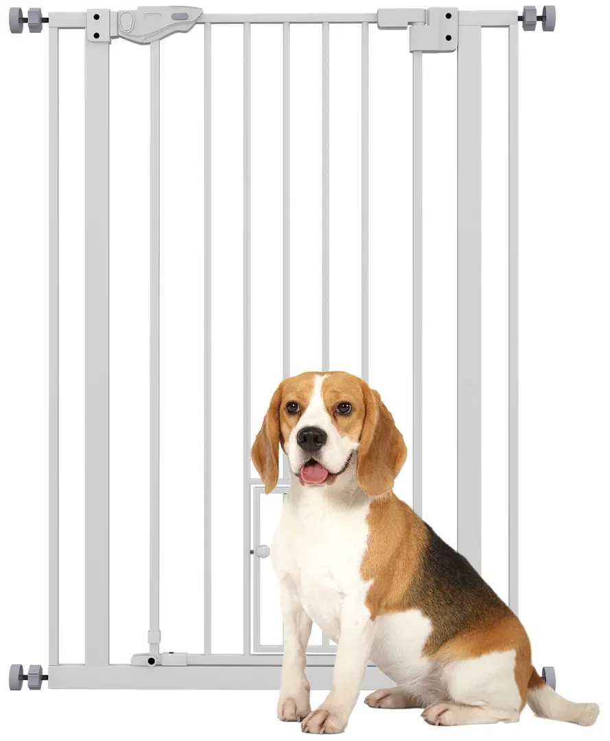 Bariera de siguranta pentru caini PawHut D06-124V00WT (White)