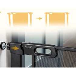 Bariera de siguranta pentru caini PawHut D06-144BK (Black) Thumb