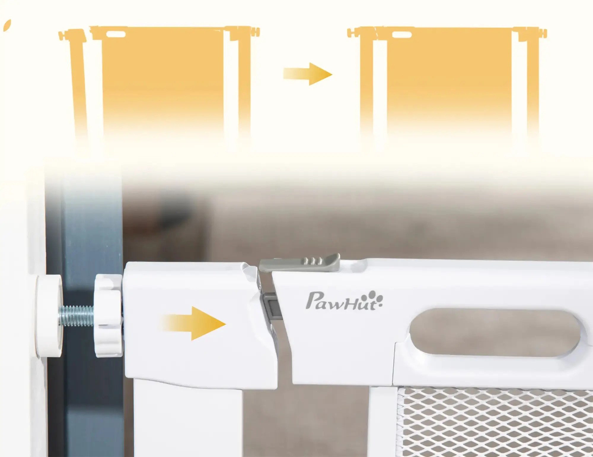 Защитный барьер для собак PawHut D06-144WT (White) - 5