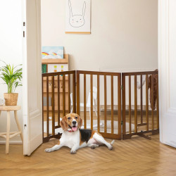 Защитный барьер для собак PawHut D06-152V01CF (Brown) Thumb