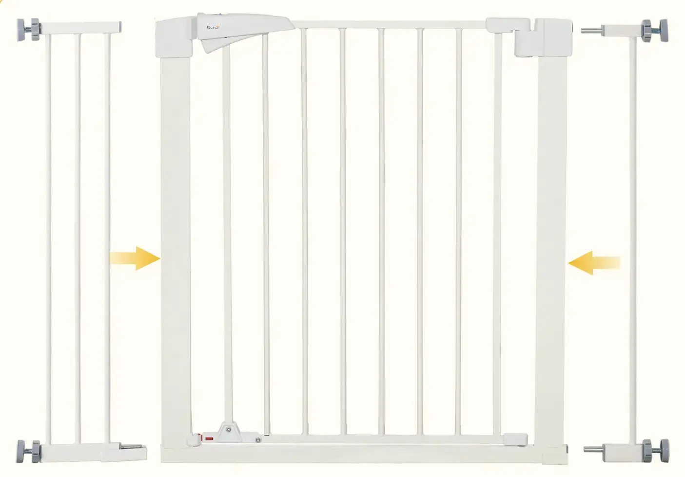 Bariera de siguranta pentru caini PawHut D06-176V00WT (White) - 3