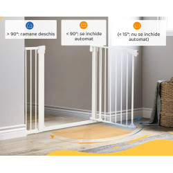 Bariera de siguranta pentru caini PawHut D06-176V00WT (White) Thumb