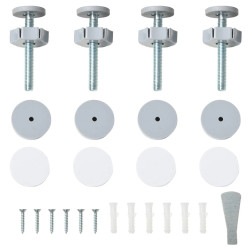 Bariera de siguranta pentru caini PawHut D06-176V00WT (White) Thumb